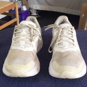 On Running Men’s Cloudlite Running Shoes — Cream/Beige